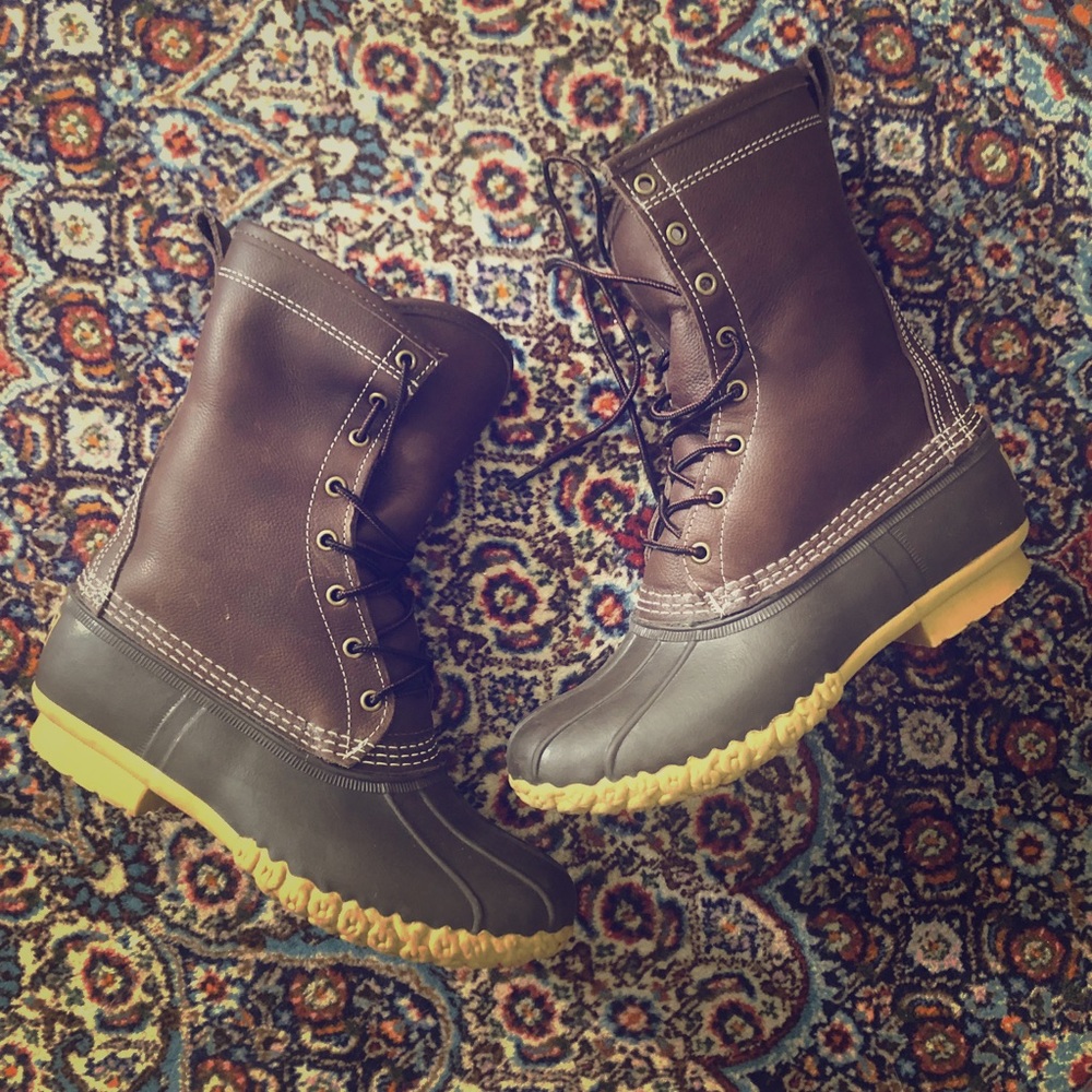 L.L.Bean Boots, 10" Shearling-Lined, Size 8